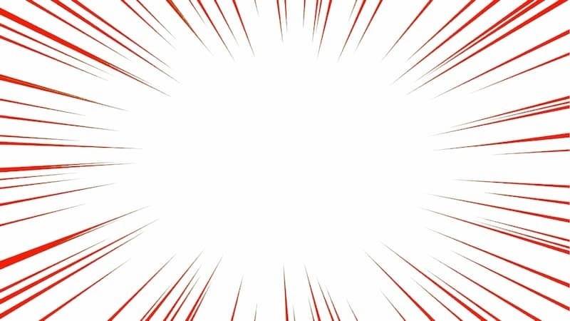 【mp4動画素材】マンガのような集中線5色