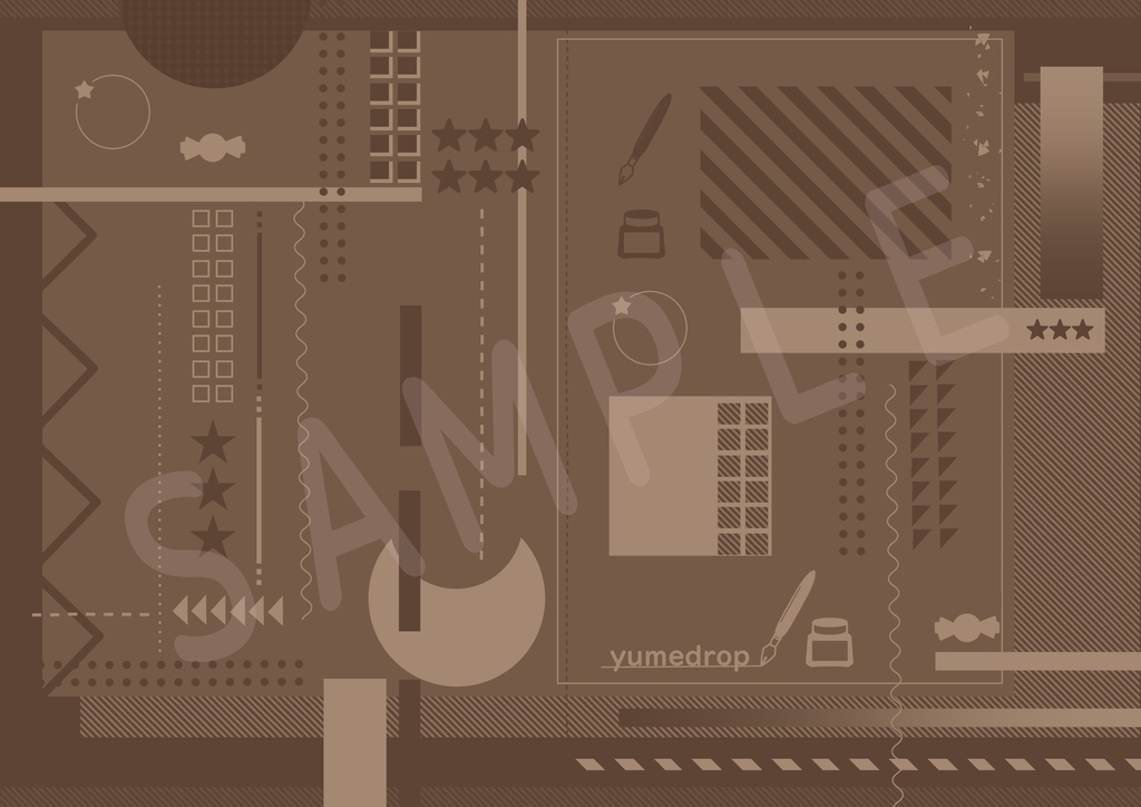 【yumedrop】ブックカバー