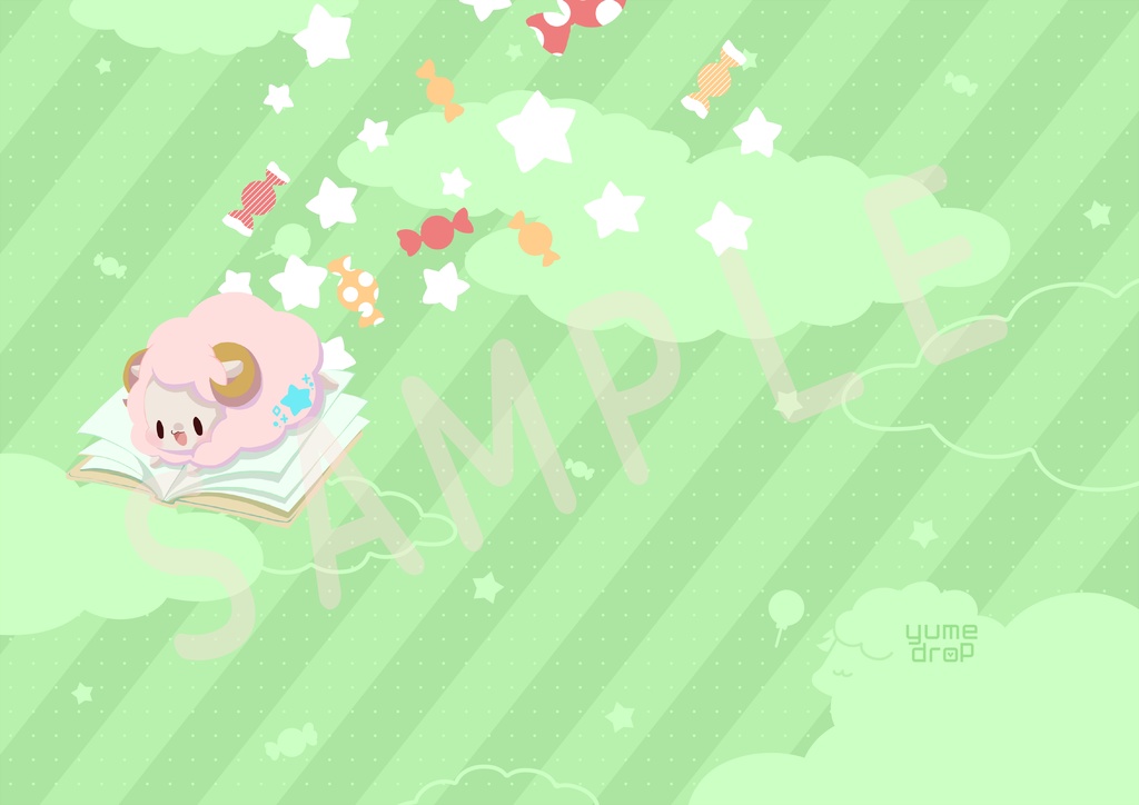 【yumedrop】ブックカバー