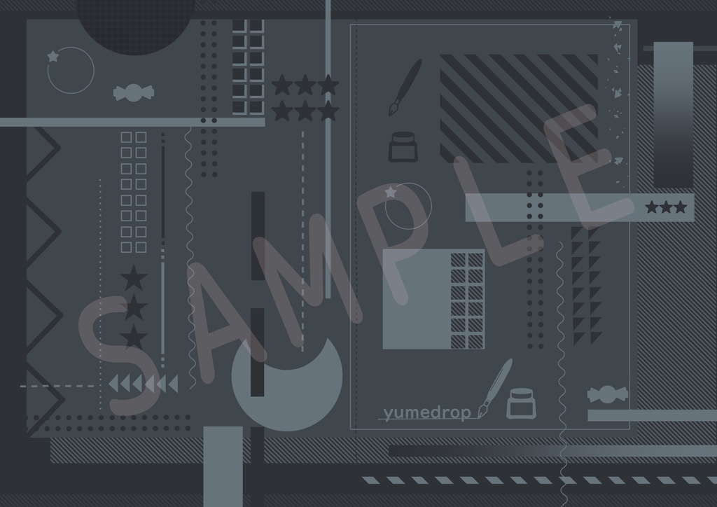 【yumedrop】ブックカバー