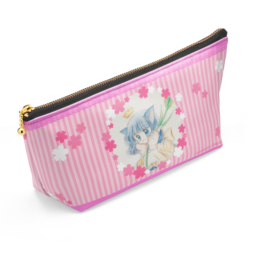 花さかニャンコポーチ