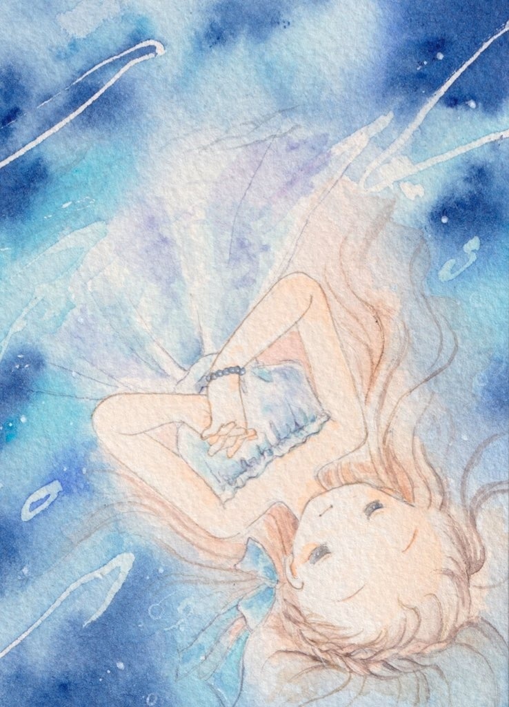 額縁原画✨水にとけたい…