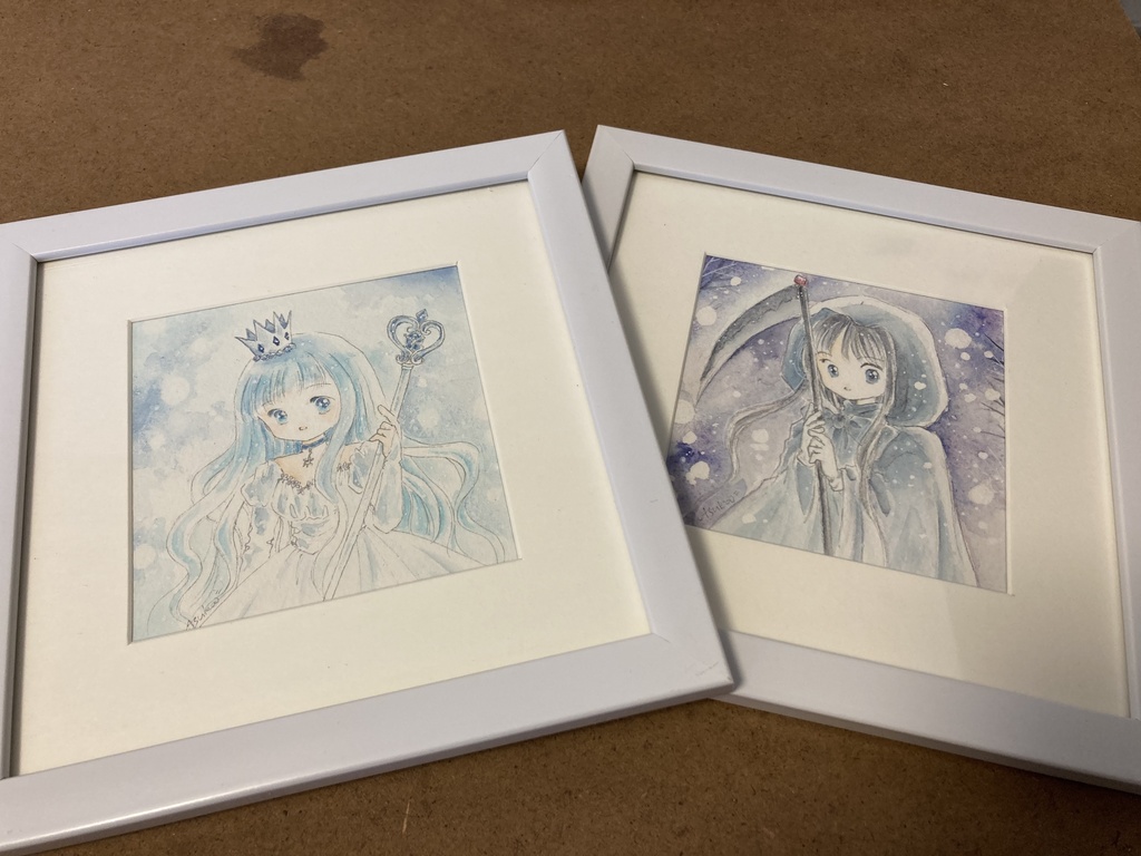 額装原画＊雪の女王　死神