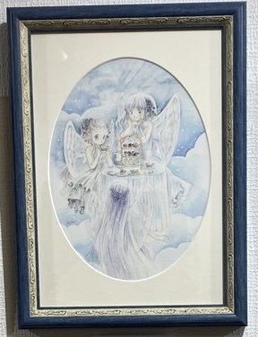 額装原画＊天空のお茶会