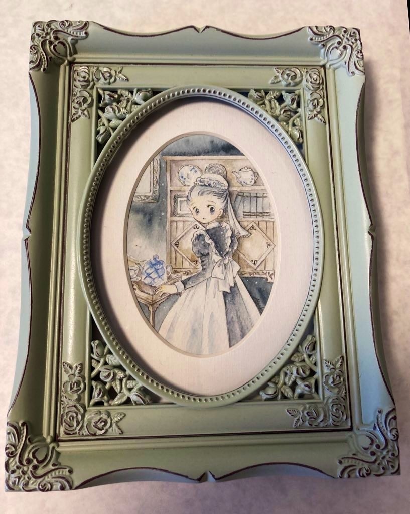 額装原画＊お茶の時間ですよ