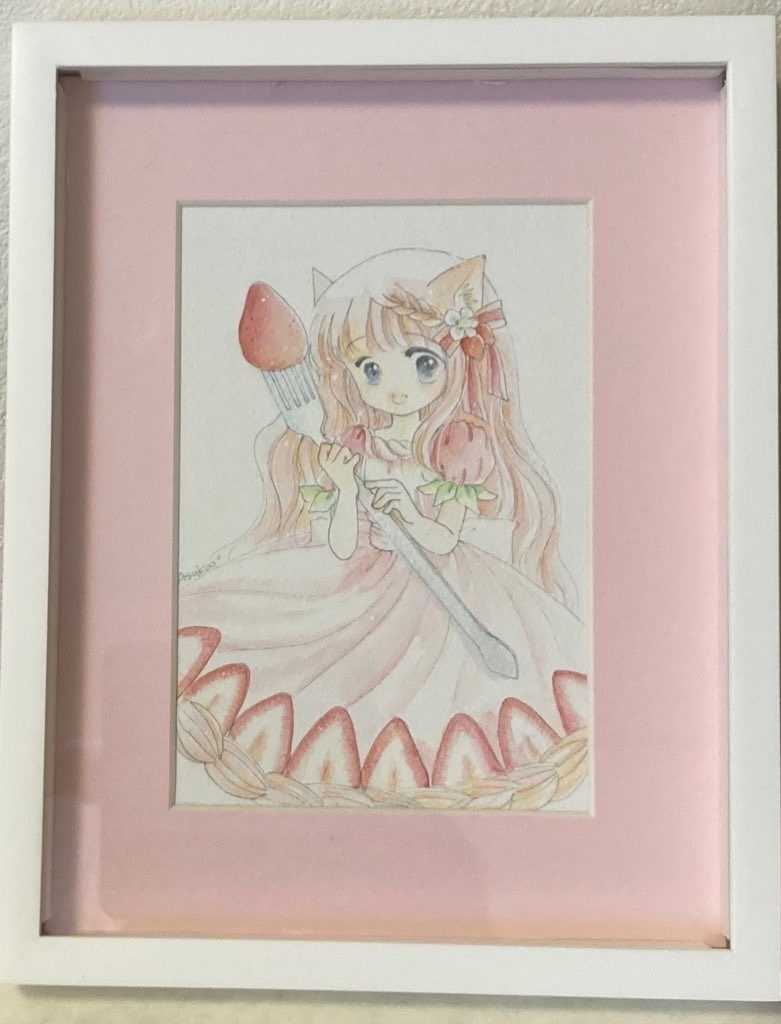 額装原画＊ストロベリーショート