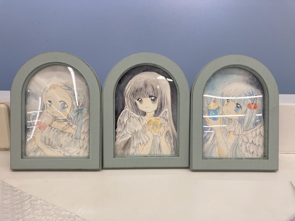 真夜中のアイス🍨額装原画