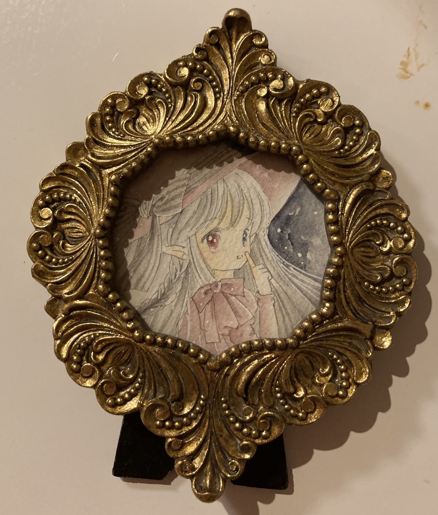 かたわらの魔法使い。*額装原画