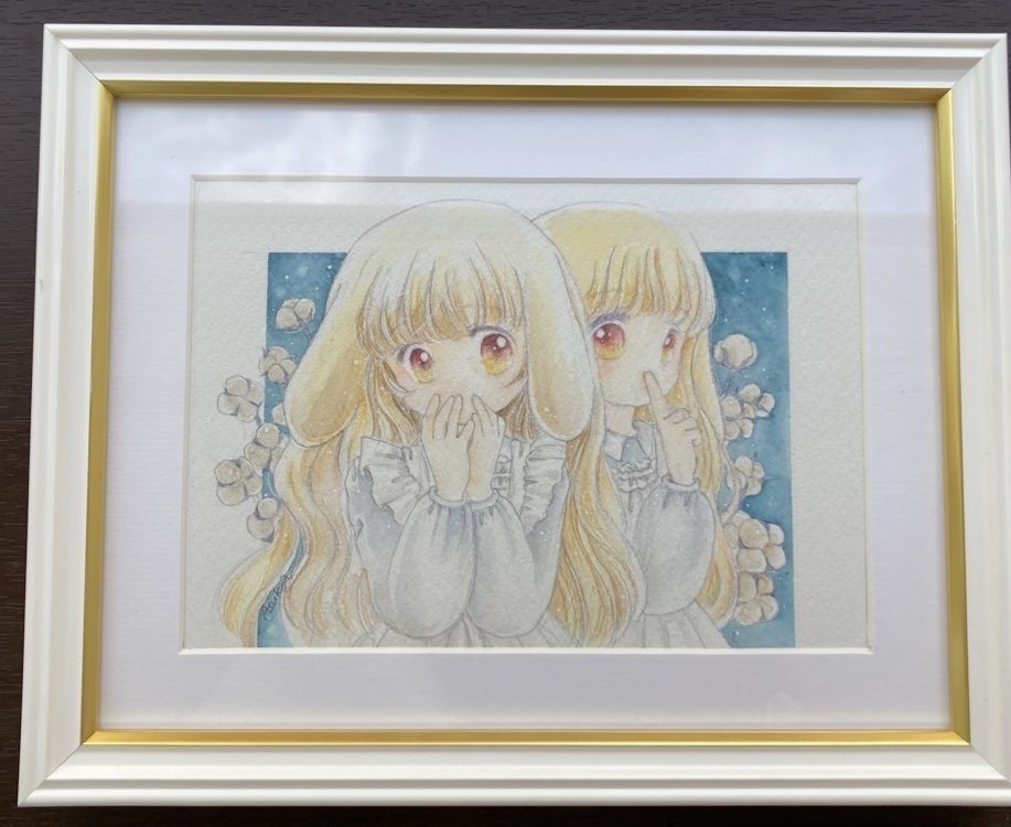 額装原画＊内緒のはなし