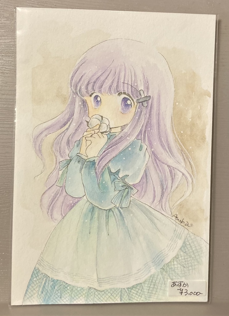 ポスカサイズ フレームレス原画