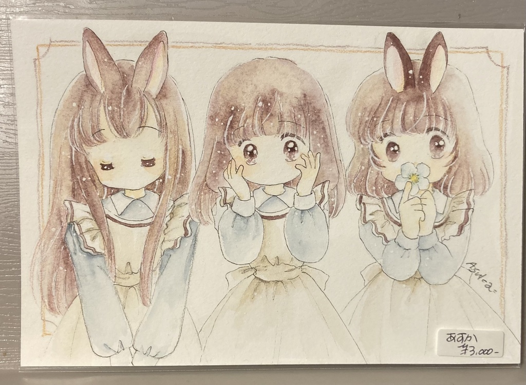 ポスカサイズ フレームレス原画