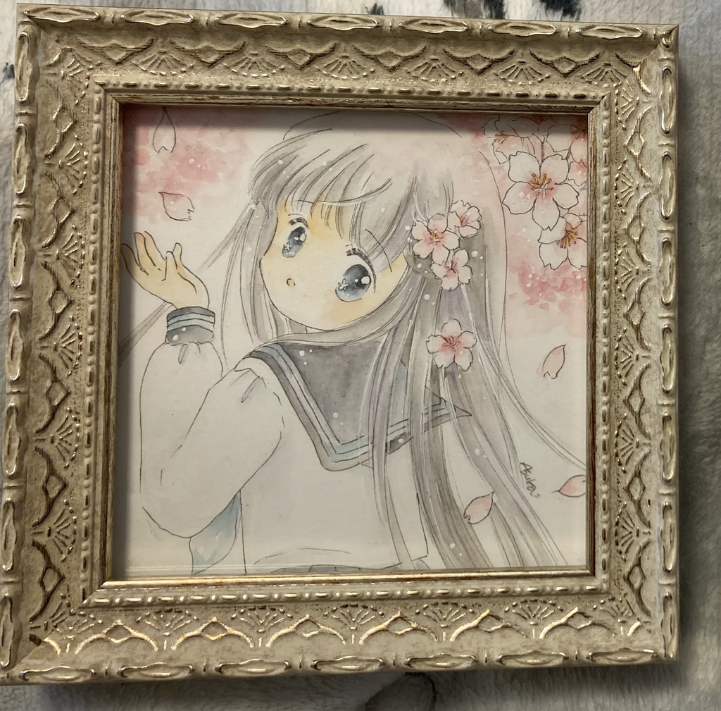 額装原画*ひらひら