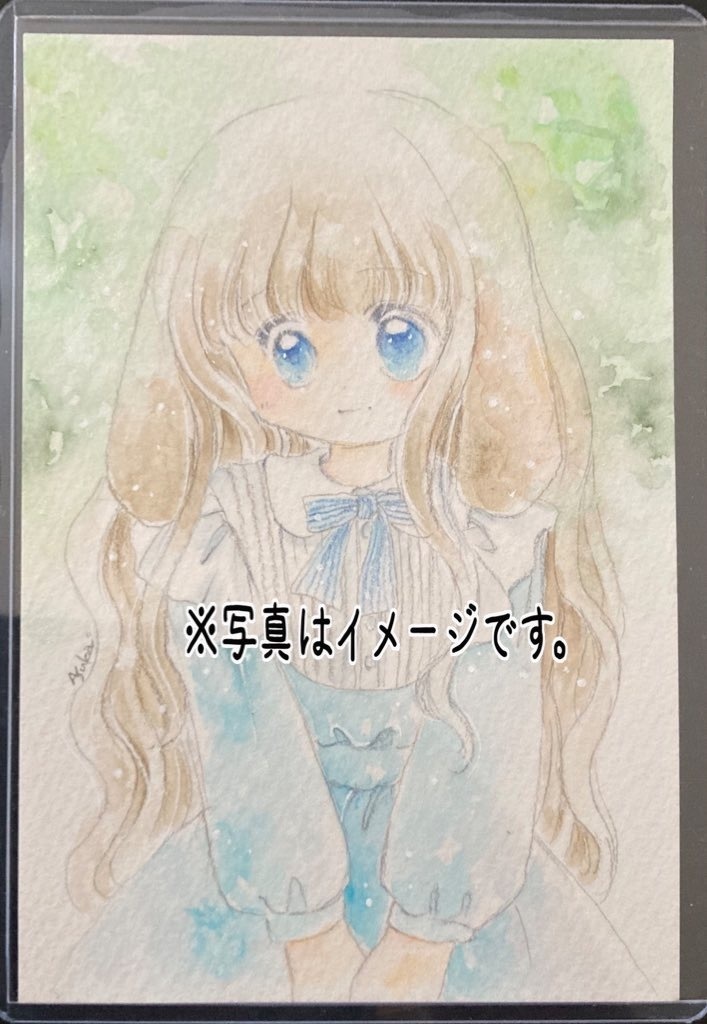 額装原画*オノマトペ ぽかぽか 小作品