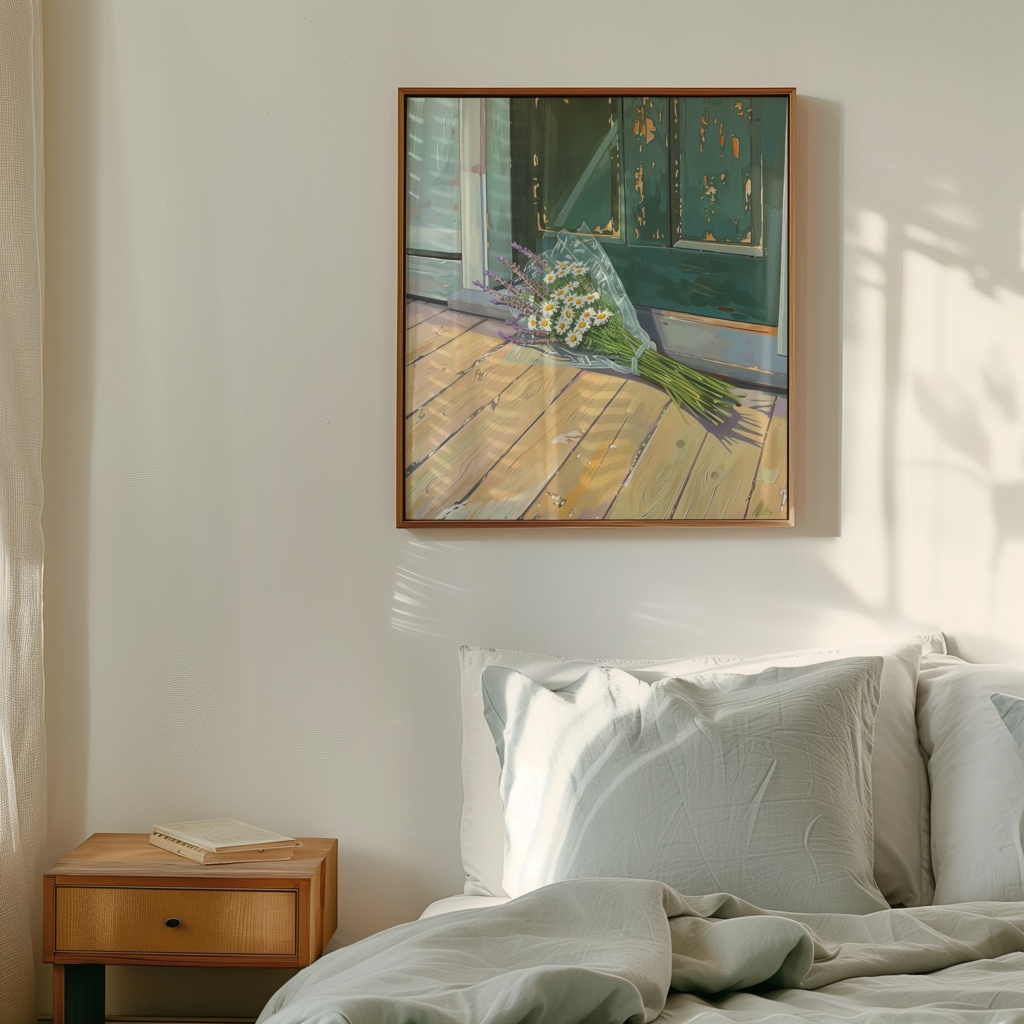 高品質フレームモックアック アート作品展示用 PSDスマートオブジェクト