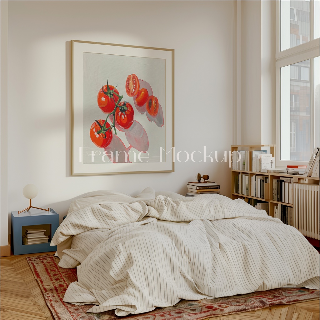 高品質フレームモックアック アート作品展示用 PSDスマートオブジェクト