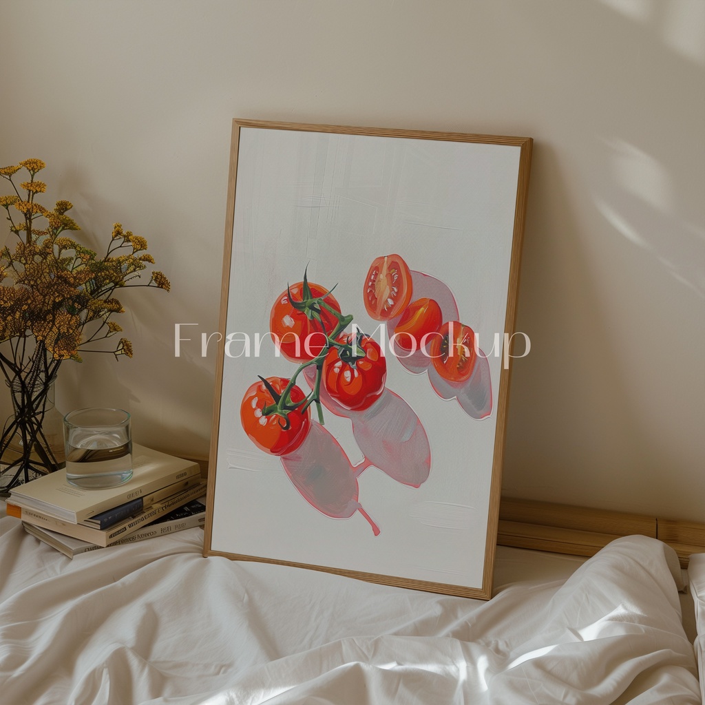 高品質フレームモックアック アート作品展示用 PSDスマートオブジェクト