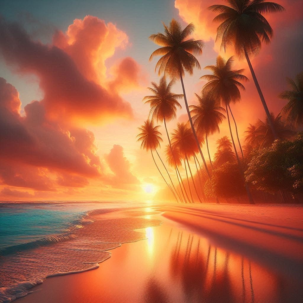 【無料】夕日海壁紙10枚セット｜サンセット｜スマホ用4K高画質