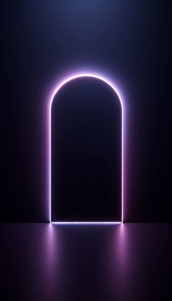 【無料】ダークミニマル壁紙|4K・ロック画面最適・ネオン発光(iPhone / Android対応・全10種)