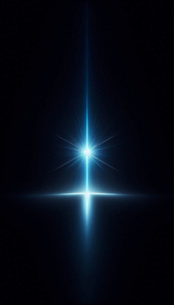 【無料】高コントラスト壁紙|4K・ロック画面最適・ブルーネオン発光(iPhone / Android対応・全10種)