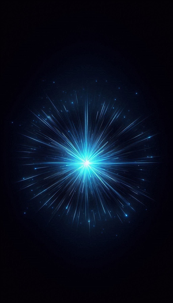 【無料】高コントラスト壁紙｜4K・ロック画面最適・ブルーネオン発光（iPhone / Android対応・全10種）