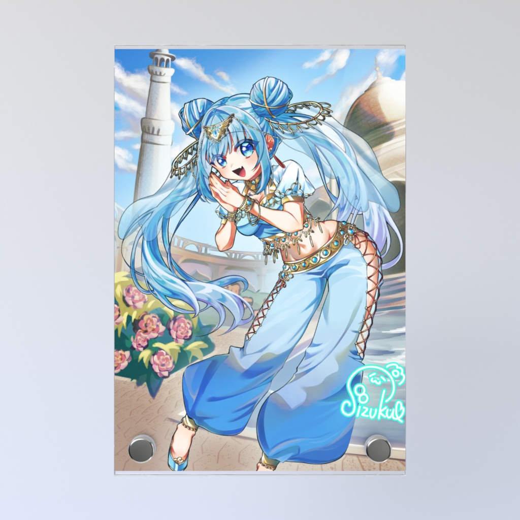2周年記念 雫のアクリルフォトパネル