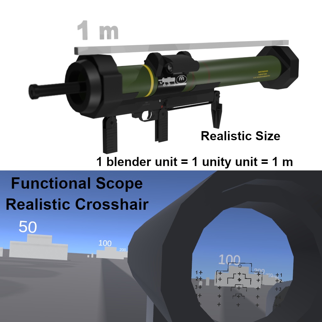 【VRChat】MATADOR: man-portable, anti-tank, anti-door (RGW 90)
