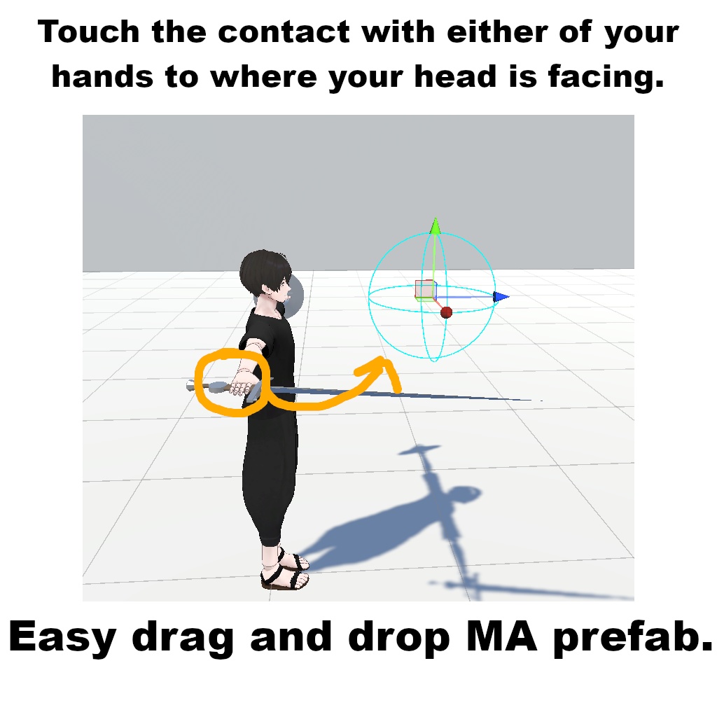 【VRChat】Rock Attack Particle Gimmick