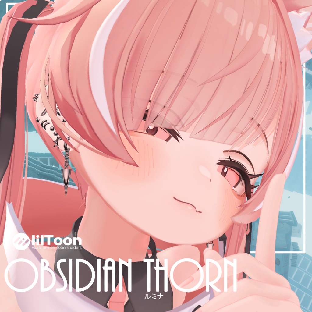 5アバター対応　Obsidian Thorn