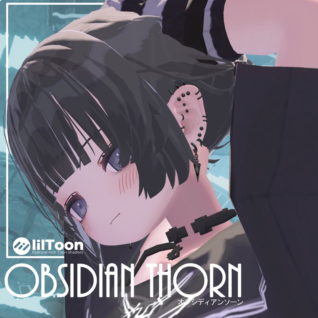 5アバター対応　Obsidian Thorn