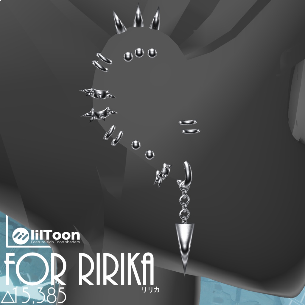 5アバター対応 Obsidian Thorn
