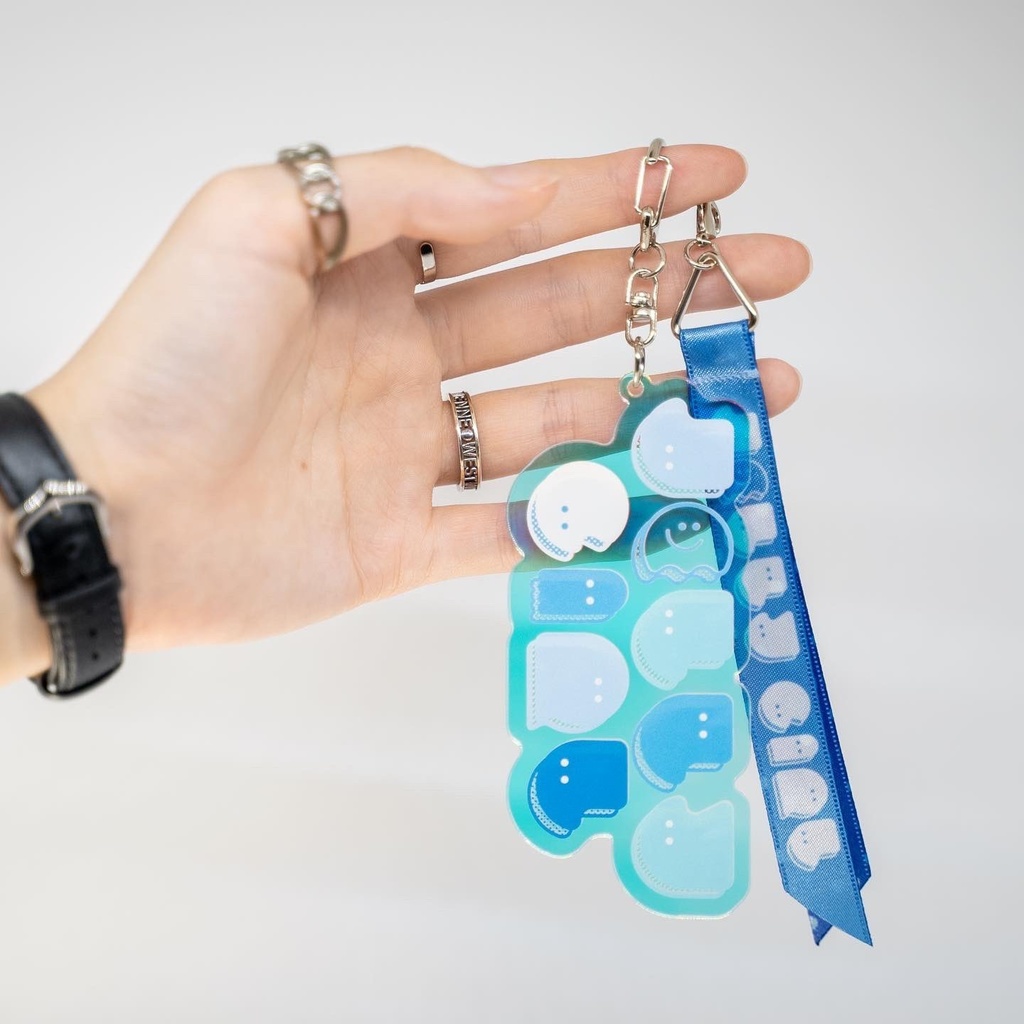 jellygirlロゴオーロラアクキー