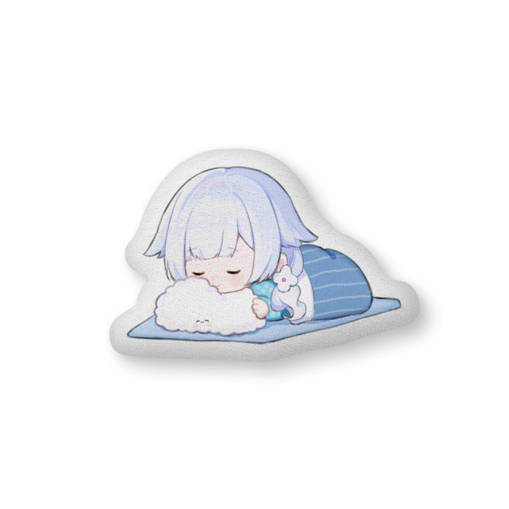 けだまちゃんとすやすやクッション・中くらいサイズ!