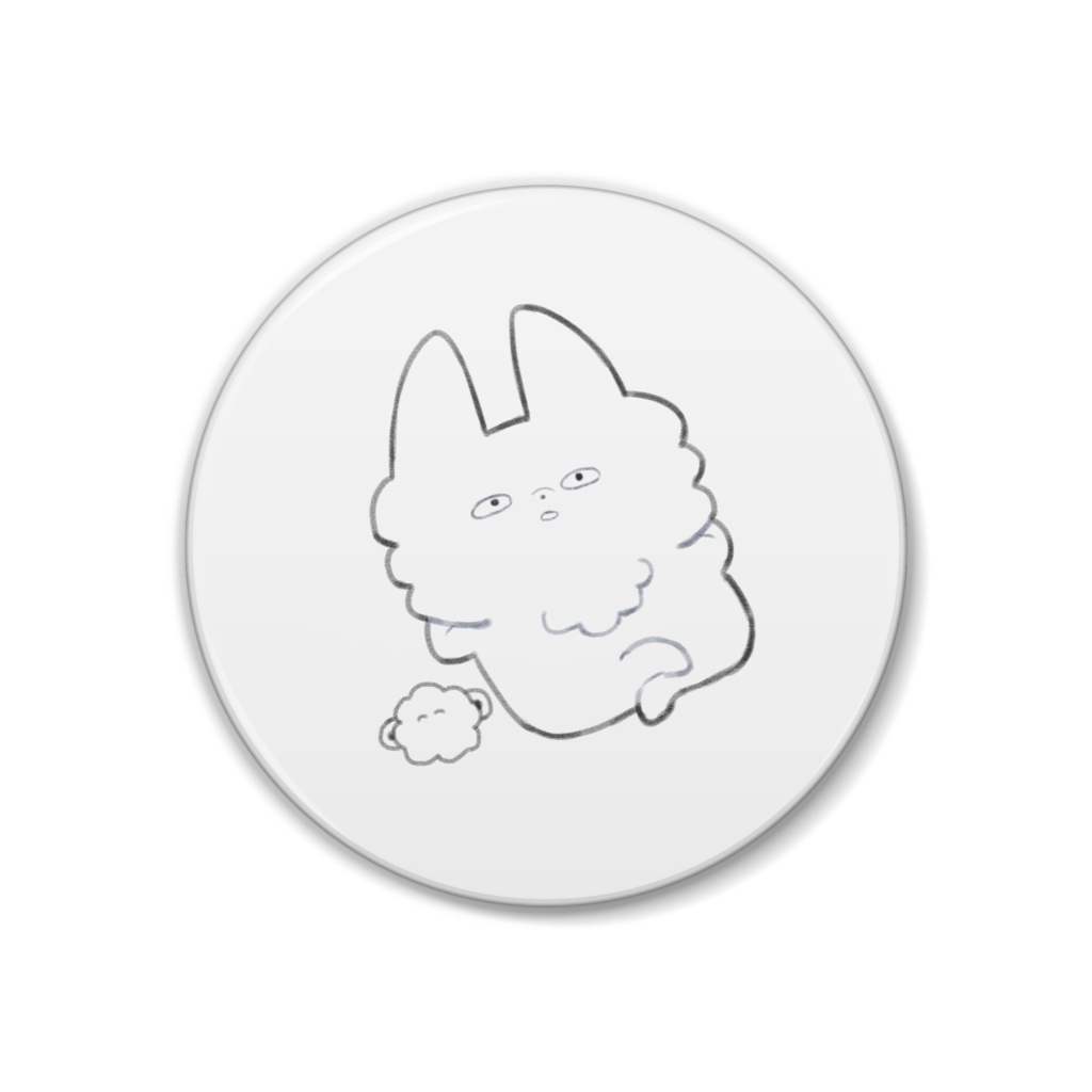 虚無。缶バッジ（57mm）