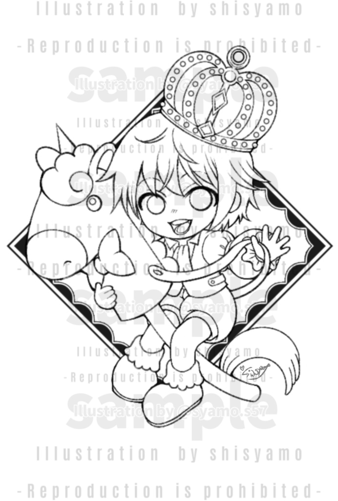 【無料DL有り】年賀イラスト塗り絵(ver.2026)