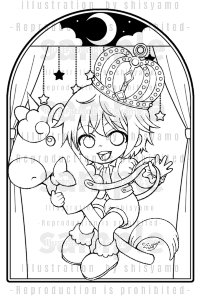 【無料DL有り】年賀イラスト塗り絵(ver.2026)