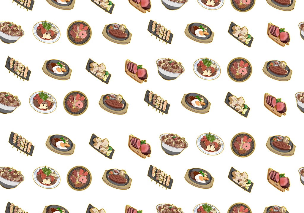 毎日お肉食べたいスマホカバー