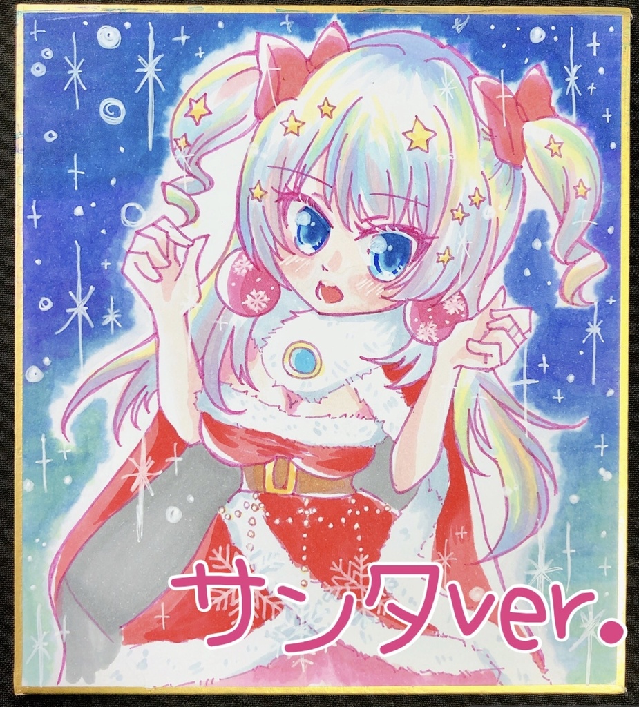 【原画色紙】水波レナ【毎週発表】