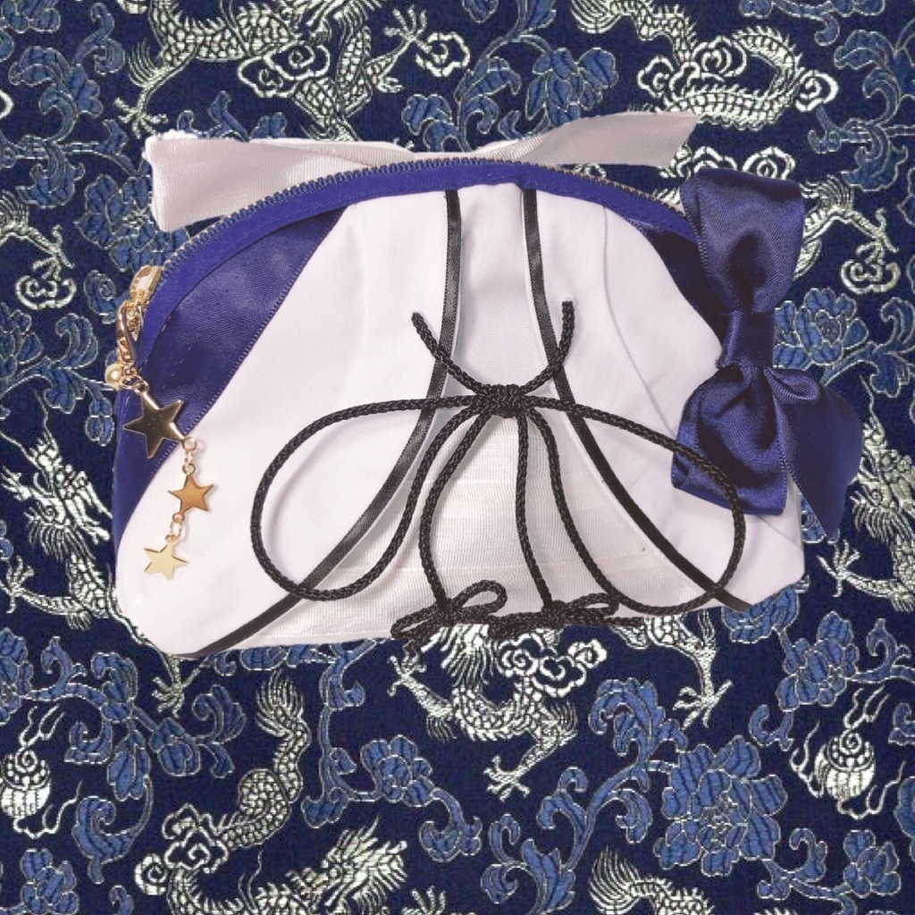 【オーダー】竜城明日香ポーチ【かえる★彡様】