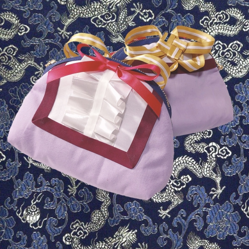 【オーダー】竜城明日香ポーチ【かえる★彡様】