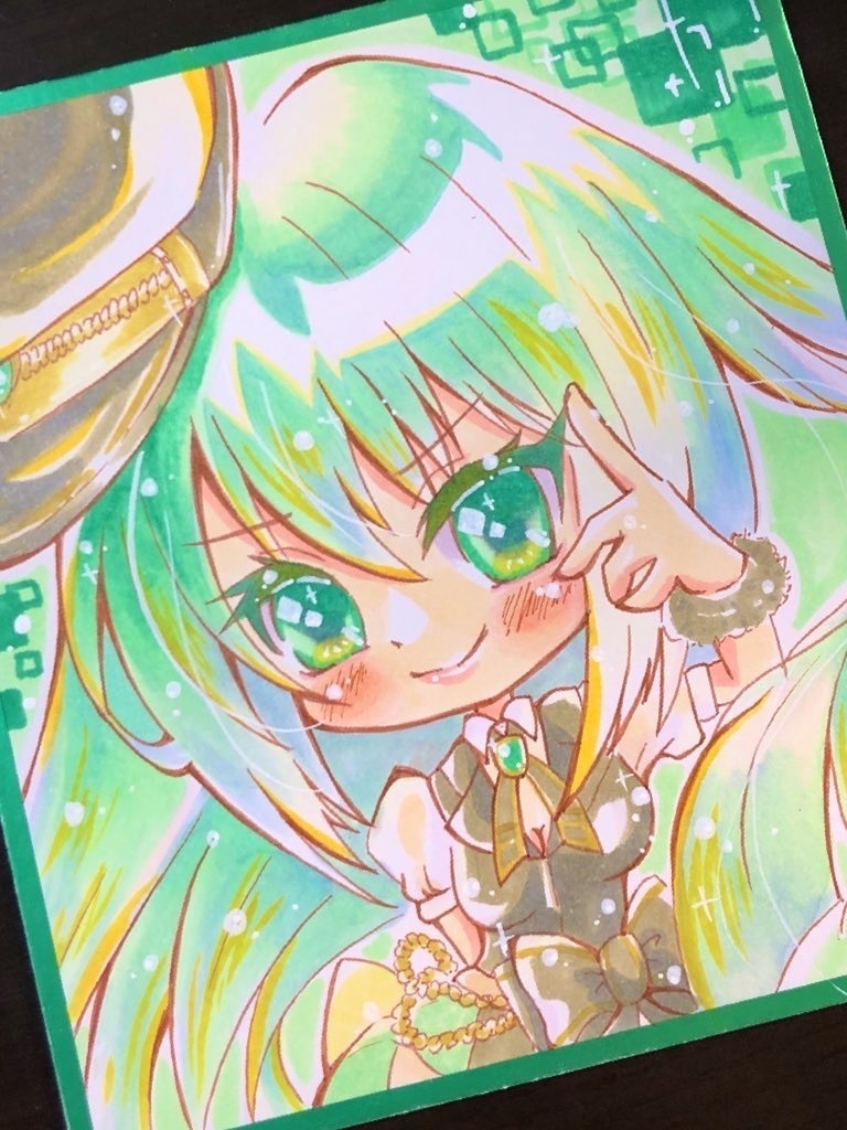 【ミニ色紙】複製色紙【複製原画】