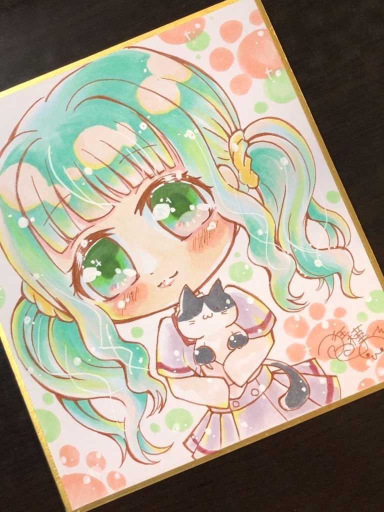 【ミニ色紙】複製色紙【複製原画】