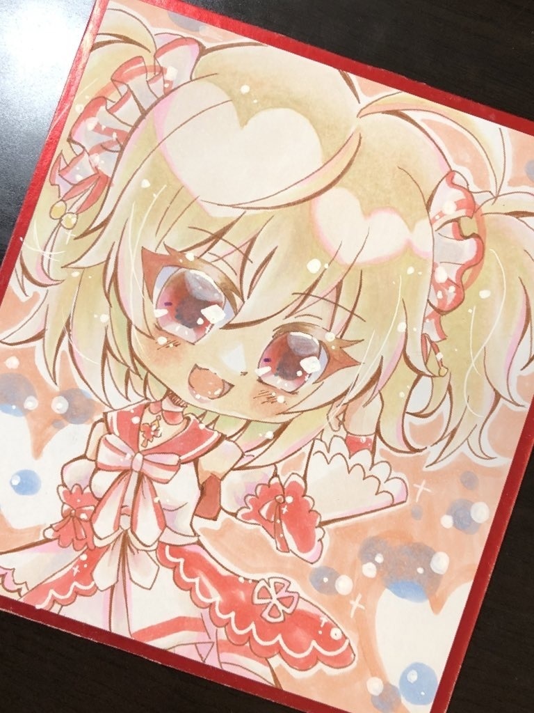 【C106】ミニ色紙【原画】