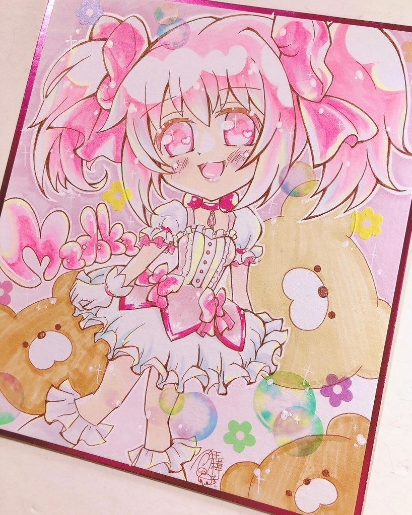 【原画】水波レナ.鹿目まどか【救済複製】