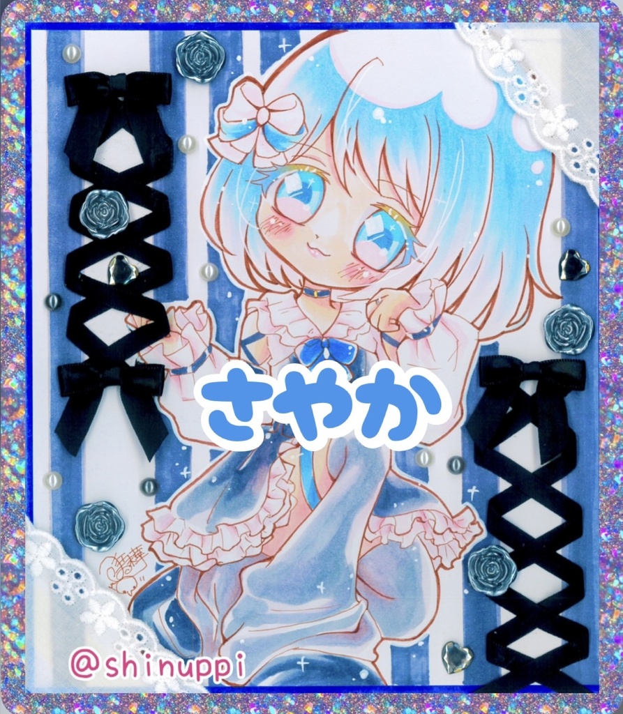 【原画色紙】美樹さやか&佐倉杏子【1点もの】