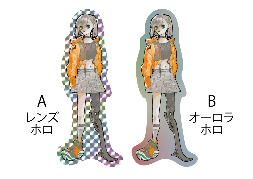 ロボコ ダイカットホログラムステッカー