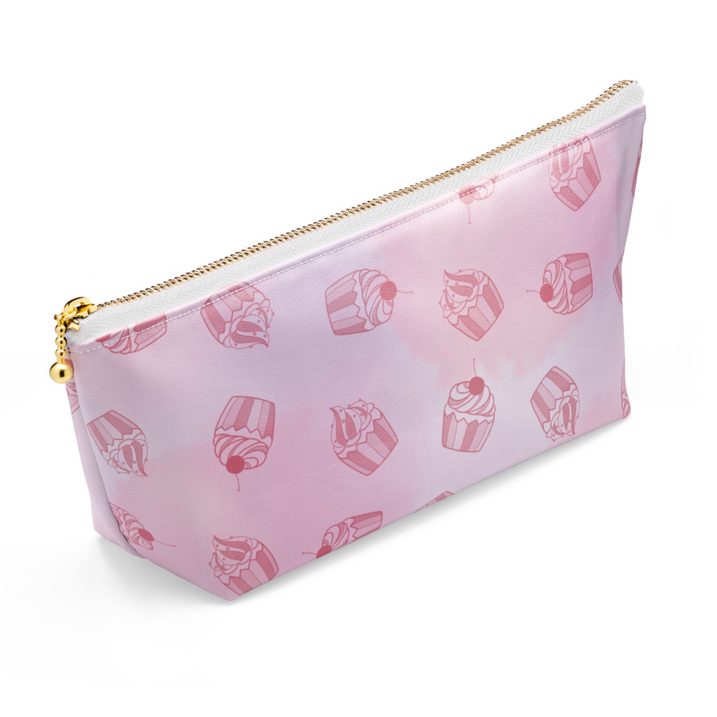 カップケーキ柄ポーチ