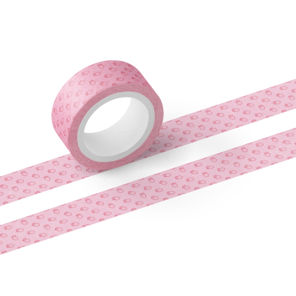 イチゴ柄マスキングテープ