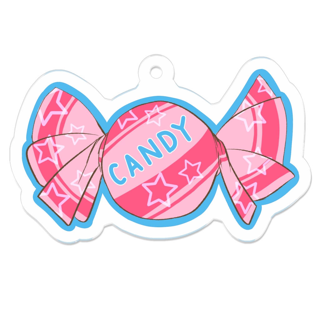 candyアクリルキーホルダー