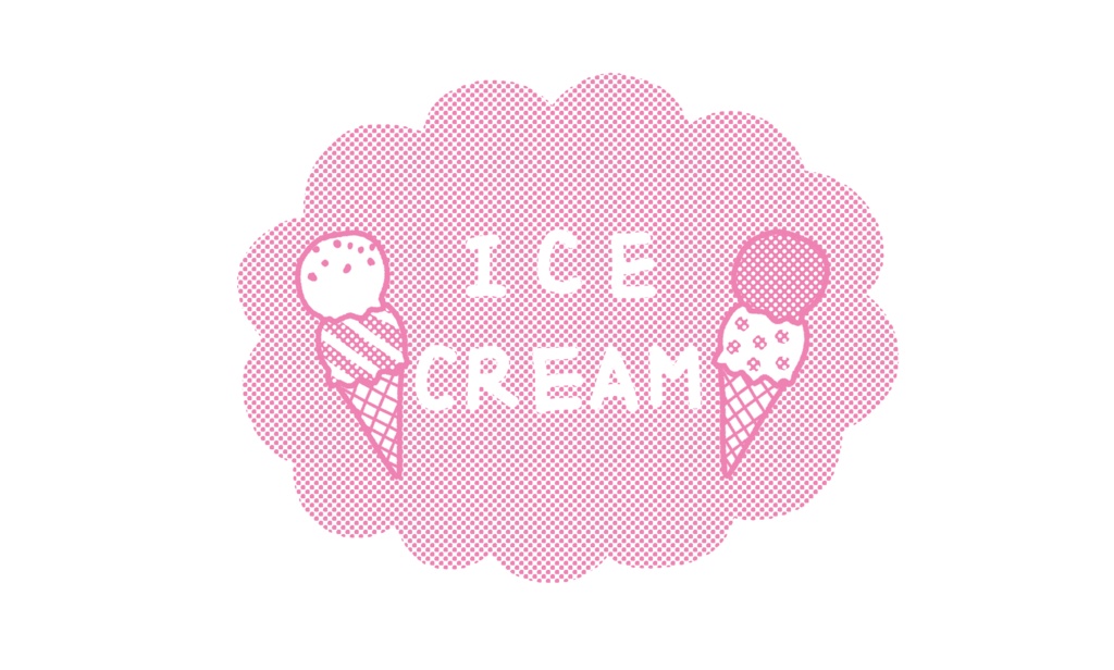 アイスクリームのサコッシュ