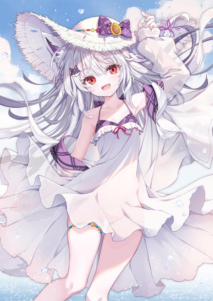夏少女きつね B2 タペストリー